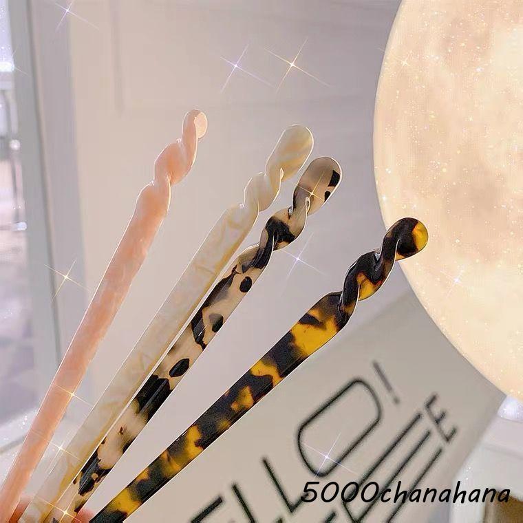 かんざし 簪 一本挿し レディース ヘアアクセサリー 髪飾り 髪留め ヘアピン 和装 洋装 着物 浴衣 マーブル模様 おしゃれ - 画像 (9)