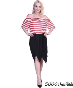 衣装 女海賊 ジャック船長パイレーツオブカリビアン  仮装 コスプレ衣装 レディース ハロウィーン ガールズ 大人用 女性用A