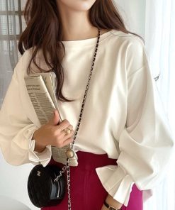 classicalelf tシャツ 大人のやみつきほんのりスウィート。綿100%、さらり滑らか。ふんわり&くしゅが可愛い大人トップス オーバーサイズ カットソー レディース