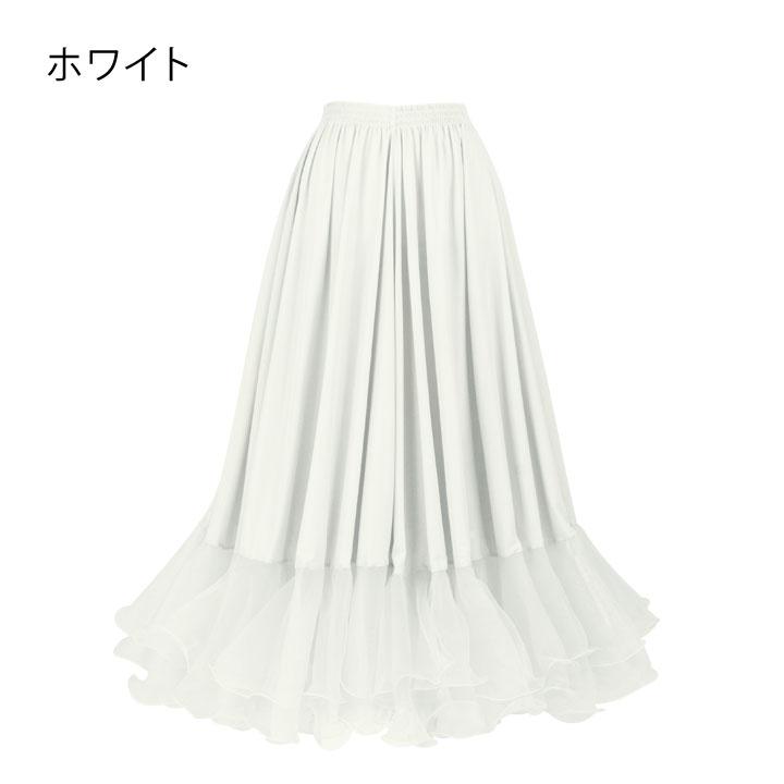 Maunaloa(ファッション) コーデパニエ ロング YJA-0304-6042 大人用 パニエ ロング丈 フリーサイズ インナー チュール ボリューム フラダンス フラレッスン - 画像 (3)