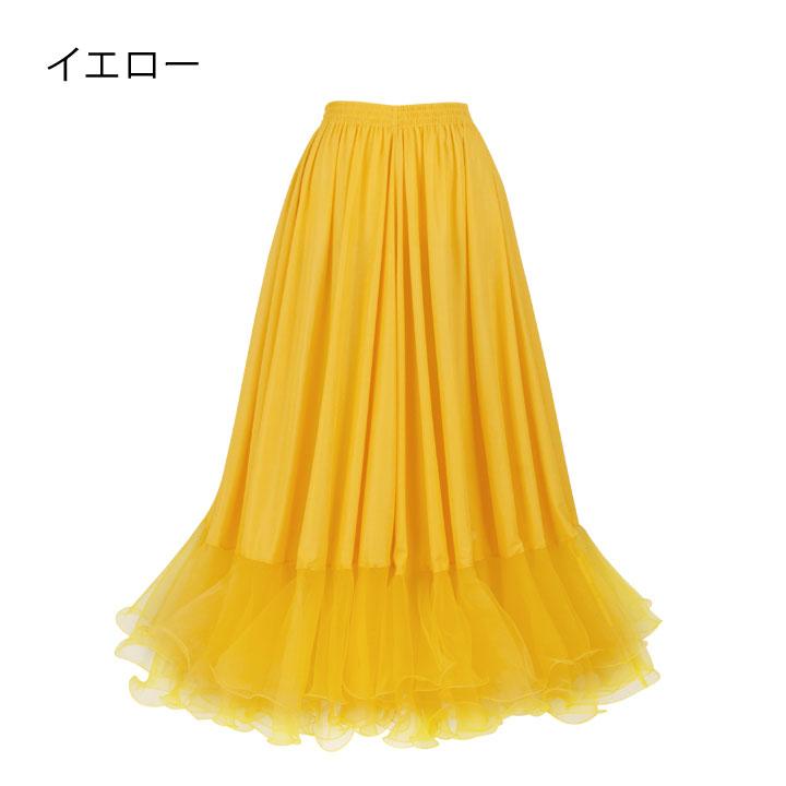 Maunaloa(ファッション) コーデパニエ ロング YJA-0304-6042 大人用 パニエ ロング丈 フリーサイズ インナー チュール ボリューム フラダンス フラレッスン - 画像 (4)