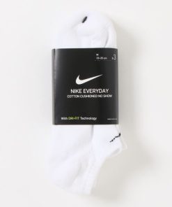 NIKE 靴下 「NIKEアパレル」ナイキ 3P エブリデイ クッション ノーショウソックス メンズ