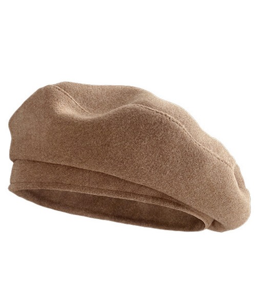 DAY CLOSET 帽子 ベレー帽 シンプルフェルト風メルトンベレー帽 レディース - 画像 (4)