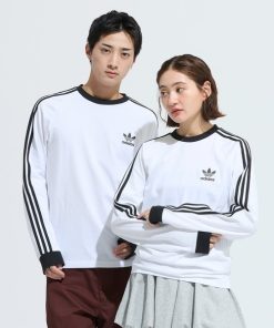 adidas tシャツ アディカラー クラシックス スリーストライプス 長袖Tシャツ / ロンT アディダスオリジナルス Originals レデ