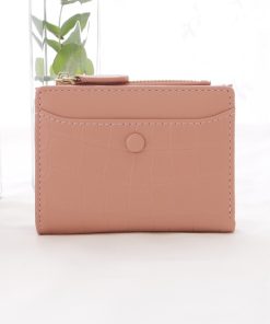 Lace Ladies 財布 クロコダイル風二つ折りウォレット レディース