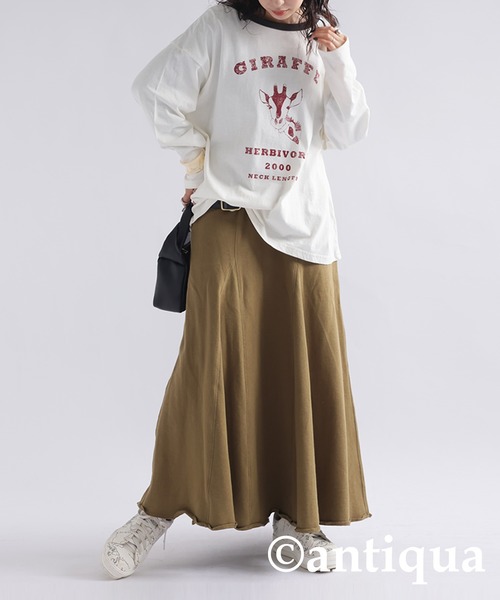 antiqua tシャツ アニマルカレッジロゴロンT レディース - 画像 (7)