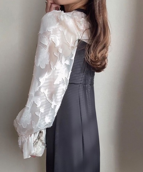 FILLOU ワンピース レースドッキングマーメイドワンピース - 画像 (9)