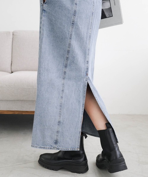 andme ワンピース コットンツイルビスチェ風キャミワンピース - 画像 (6)