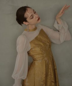 ANDRESD ドレス アシンメトリータックドレス / asymmetry tack dress