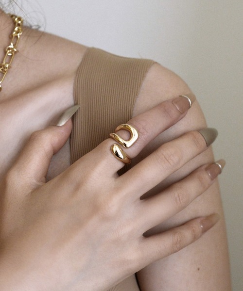 styiro 指輪 リング 金アレ対応コーティング パフィメタルリング レディース - 画像 (3)