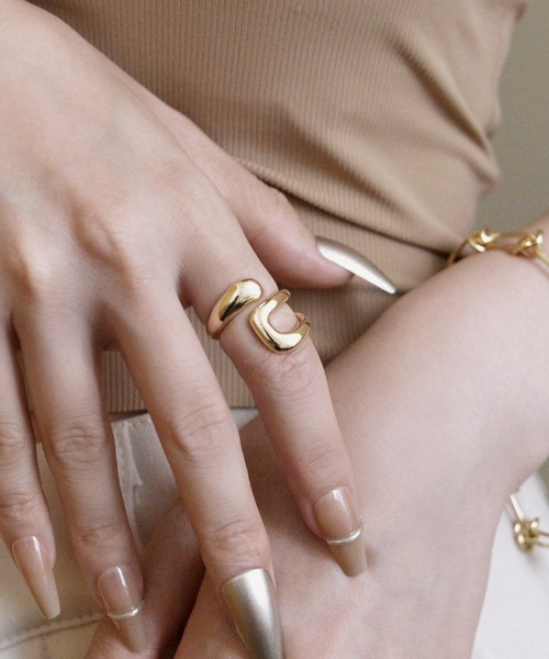 styiro 指輪 リング 金アレ対応コーティング パフィメタルリング レディース - 画像 (4)