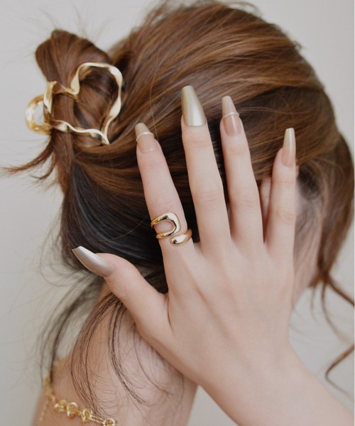 styiro 指輪 リング 金アレ対応コーティング パフィメタルリング レディース - 画像 (5)