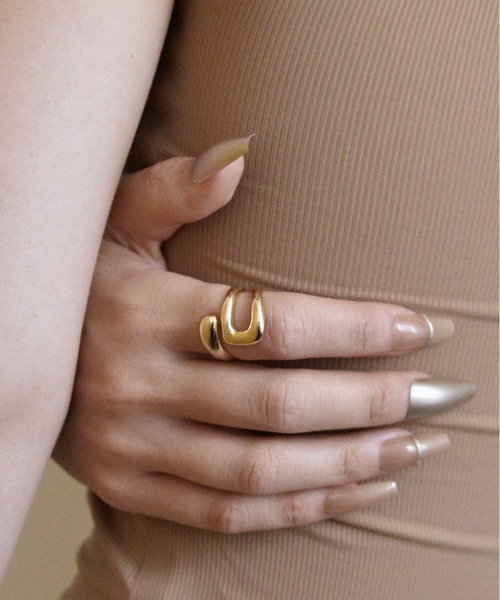 styiro 指輪 リング 金アレ対応コーティング パフィメタルリング レディース - 画像 (7)