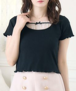 Emsexcite tシャツ チュールドッキングメロウCT レディース