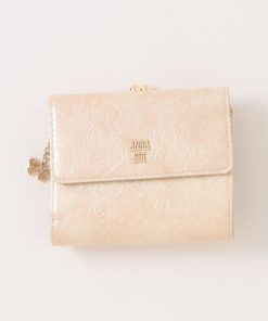 ANNA SUI 財布 SUI(アナスイ) ローズハート 口金二つ折り財布 レディース