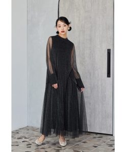 niana ドレス ラメチュールAラインドレス マタニティ 妊婦 結婚式 二次会 同窓会 成人式 パーティードレス オケージョンドレス お呼ばれワンピース