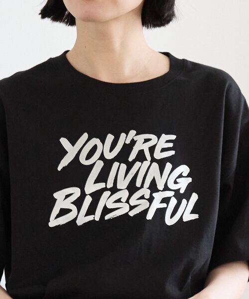 AMERICAN HOLIC tシャツ 箔プリントTシャツ レディース - 画像 (7)