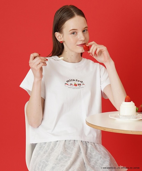 sanrio tシャツ MILKFED. × SANRIO CHARACTERS COMPACT S/S TEE レディース メンズ - 画像 (4)