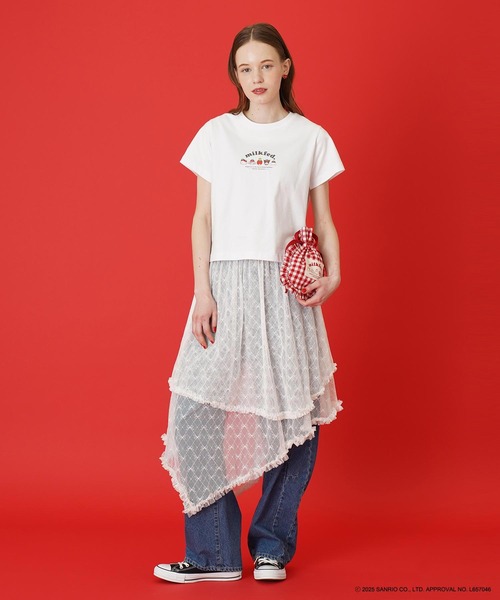 sanrio tシャツ MILKFED. × SANRIO CHARACTERS COMPACT S/S TEE レディース メンズ - 画像 (6)