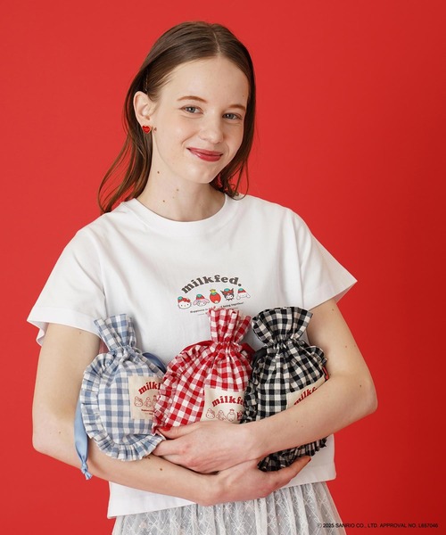 sanrio tシャツ MILKFED. × SANRIO CHARACTERS COMPACT S/S TEE レディース メンズ - 画像 (9)