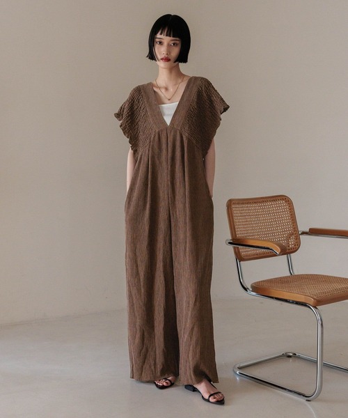 LOWRYS FARM ワンピース ヨウリュウシャーリングサロペット 289959 - 画像 (5)