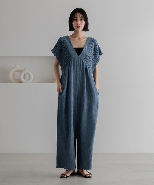 LOWRYS FARM ワンピース ヨウリュウシャーリングサロペット 289959 - 画像 (7)