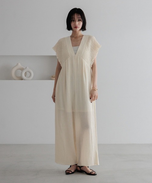 LOWRYS FARM ワンピース ヨウリュウシャーリングサロペット 289959 - 画像 (2)