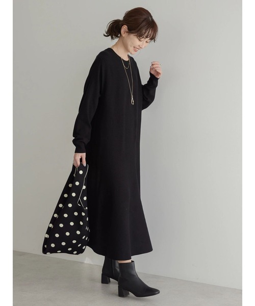 AMERICAN HOLIC 「AMERICAN HOLIC」 ニットワンピース M ブラック レディース - 画像 (3)