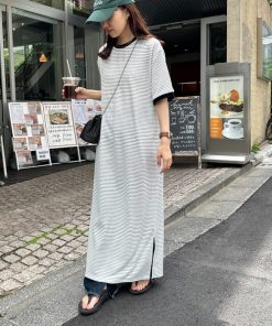 Discoat 「DISCOAT」 半袖ワンピース MEDIUM ホワイト系その他 レディース