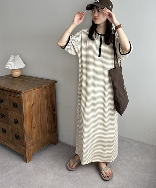 Discoat 「DISCOAT」 半袖ワンピース MEDIUM ブラック レディース - 画像 (3)