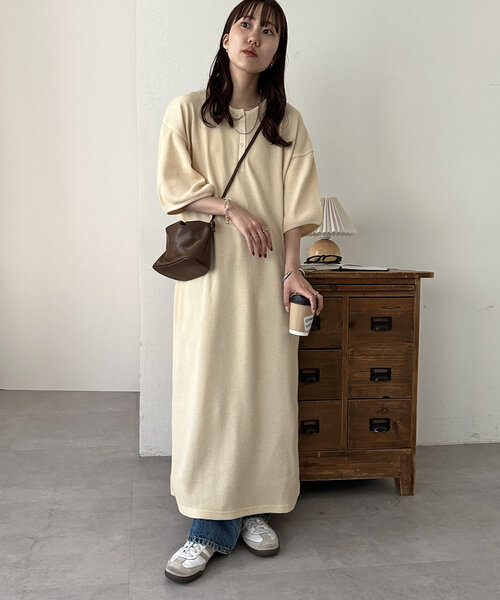 Discoat 「DISCOAT」 半袖ワンピース MEDIUM ブラック レディース - 画像 (6)