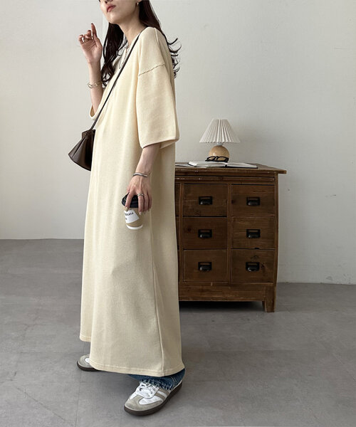 Discoat 「DISCOAT」 半袖ワンピース MEDIUM ブラック レディース - 画像 (7)