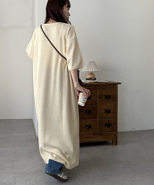 Discoat 「DISCOAT」 半袖ワンピース MEDIUM ブラック レディース - 画像 (8)