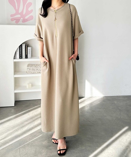 GeeRA 「GeeRA」 半袖ワンピース MEDIUM ブラック レディース - 画像 (9)