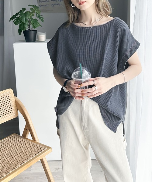 Java 「Java」 半袖カットソー LARGE ブルー レディース - 画像 (9)