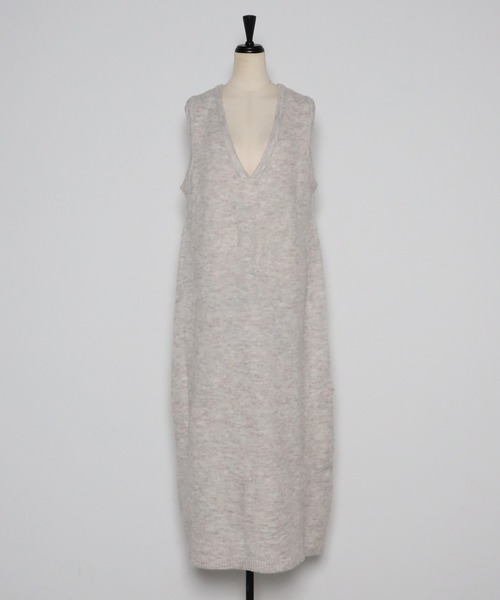 Bonjour Sagan 「Bonjour Sagan」 ニットワンピース FREE チャコールグレー レディース - 画像 (6)