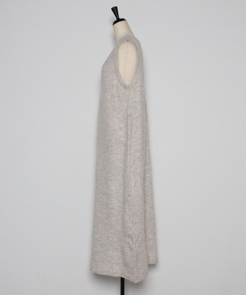 Bonjour Sagan 「Bonjour Sagan」 ニットワンピース FREE チャコールグレー レディース - 画像 (7)