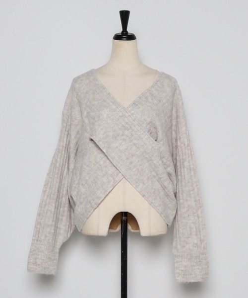 Bonjour Sagan 「Bonjour Sagan」 ニットワンピース FREE チャコールグレー レディース - 画像 (9)