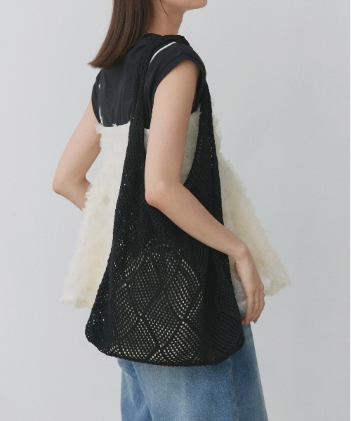 ad thie トートバッグ カラフルニットトートバッグ レディース - 画像 (3)