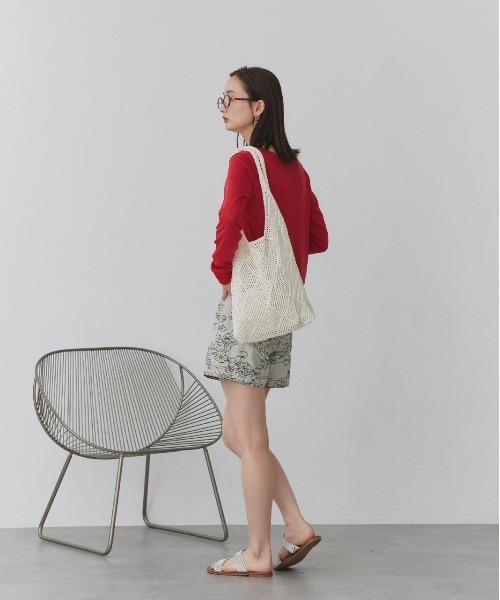 ad thie トートバッグ カラフルニットトートバッグ レディース - 画像 (8)