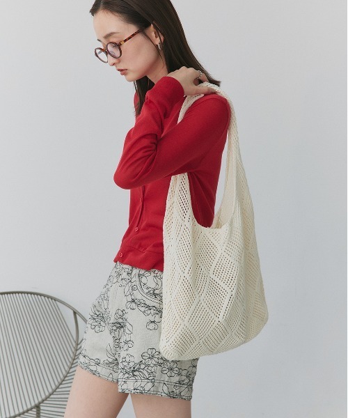 ad thie トートバッグ カラフルニットトートバッグ レディース - 画像 (9)