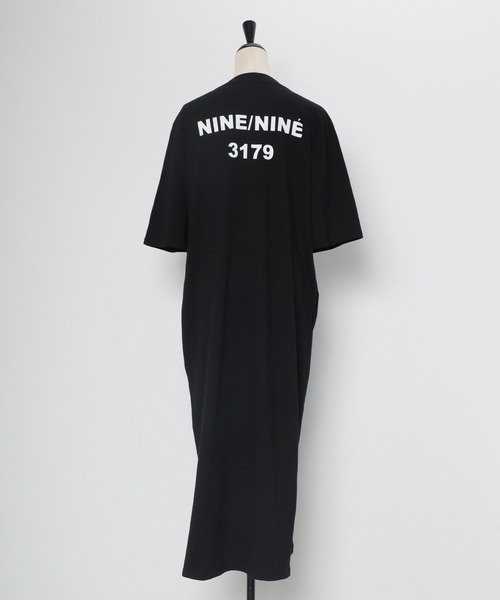 Bonjour Sagan 「Bonjour Sagan」 「each」半袖ワンピース L ブラック レディース - 画像 (4)