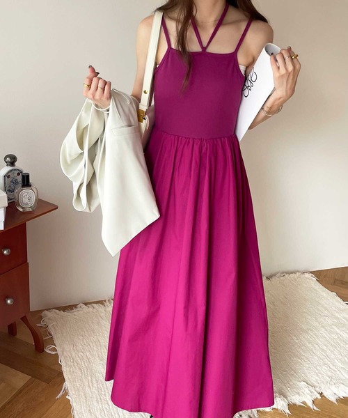 GeeRA 「GeeRA」 キャミソールワンピース X-LARGE ピンク レディース - 画像 (2)