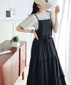 classicalelf 「classicalelf」 キャミソールワンピース MEDIUM ブラック レディース