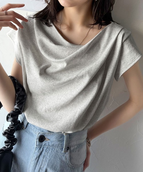 classicalelf 「classicalelf」 半袖カットソー SMALL オートミール レディース