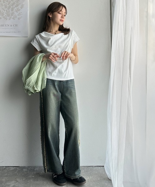 classicalelf 「classicalelf」 半袖カットソー SMALL オートミール レディース - 画像 (3)