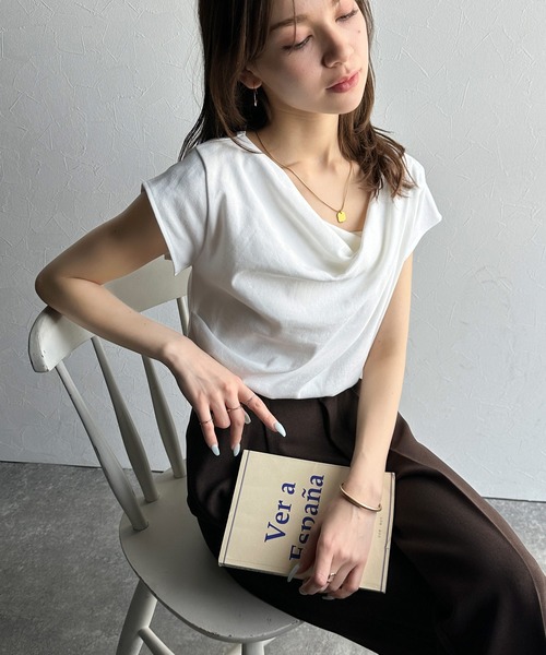 classicalelf 「classicalelf」 半袖カットソー SMALL オートミール レディース - 画像 (7)