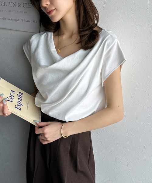 classicalelf 「classicalelf」 半袖カットソー SMALL オートミール レディース - 画像 (8)