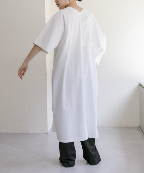 ear PAPILLONNER 「ear PAPILLONNER」 半袖ワンピース FREE サックスブルー レディース - 画像 (9)