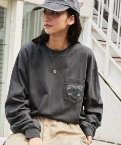 MONO-MART 「MONO-MART」 「U.S.POLO ASSN.」長袖カットソー L チャコールグレー レディース